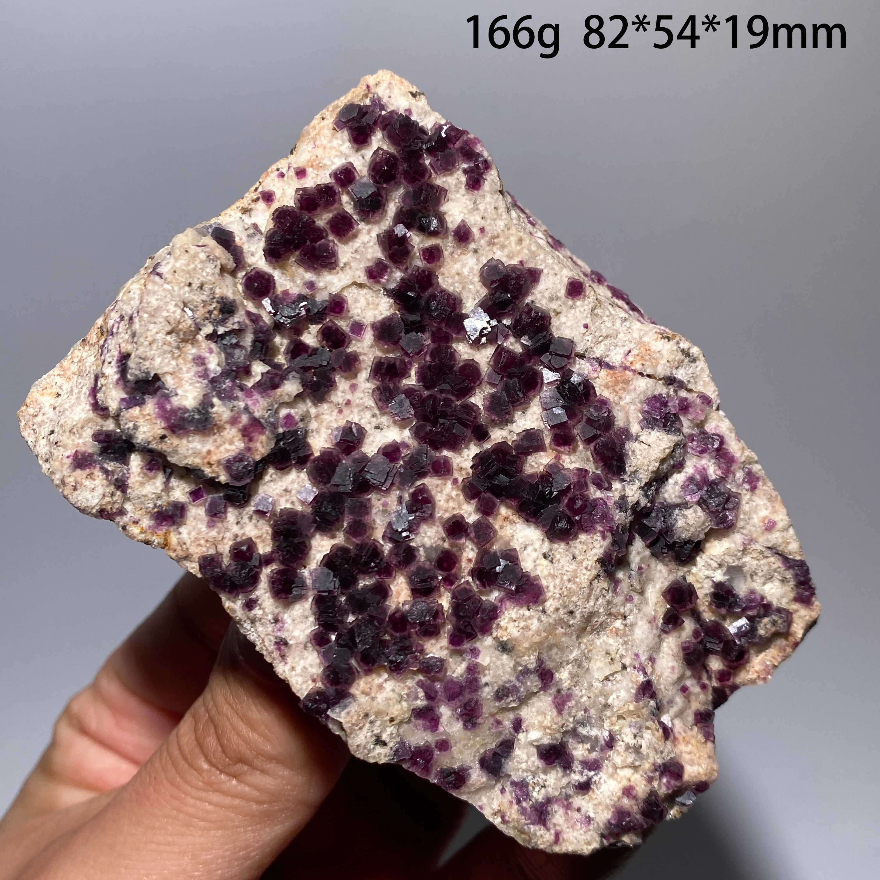 Natural Purple Fluorite Specimen Mineral for Teaching Meditation Healing Home Decor - Healing Crystal Gift