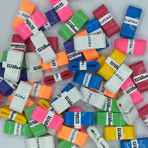 Imagen 2 del producto 15 \ 30 \ 60 \ 120 Uds. Overgrips de tenis antideslizantes sensación pegajosa empuñaduras de raqueta de bádminton bandas para el sudor de raqueta de tenis cintas envolventes absorbidas Gri