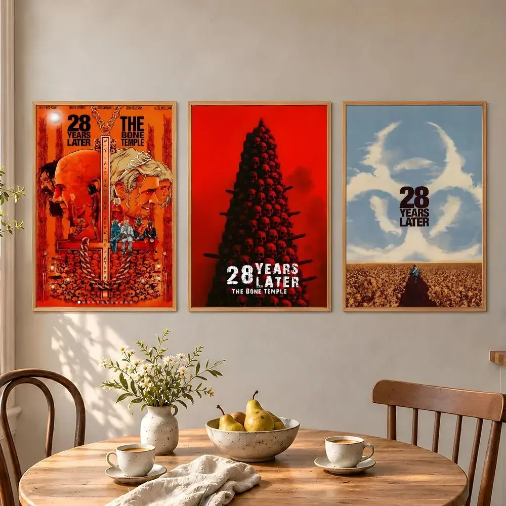 Movie 28 Years Later The Bone Temple Kelson Poster Aesthetic Wall Art HD Waterproof PP Self Adhesive Bedroom Dorm Room Decor