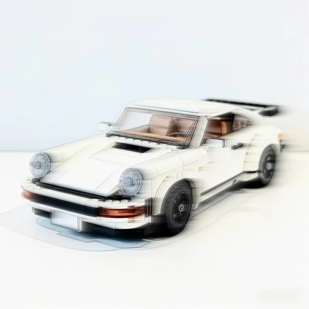 1458PCS new model retro car assembly figurine, car classic vehicle – perfect for DIY christmas gifts for friends view 2