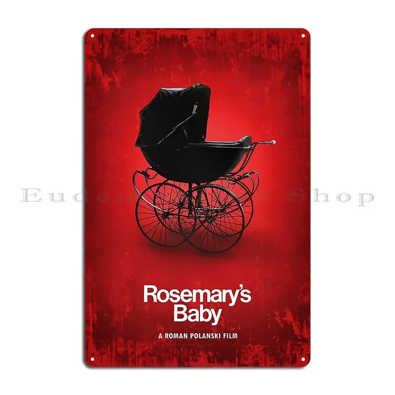 Rosemary S Baby Metal Sign Garage Create Wall Decor Personalized Wall Mural Tin Sign Poster