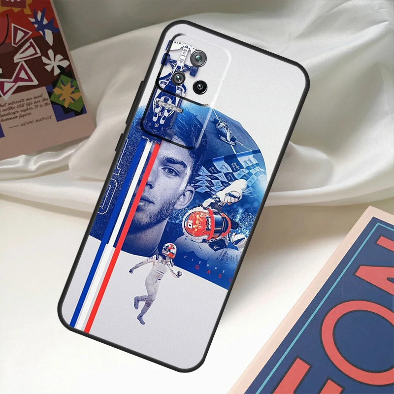 Pierre Gasly 10 F1 Case For Xiaomi 14 13 Ultra 12 Lite 11T 12T 13T Pro POCO M6 X3 X5 X6 Pro F3 F5 M5s Cover