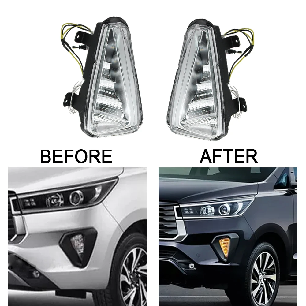 

Daytime Running Light fit for Toyota Innova 2020-2021 Dynamic Turn Signal