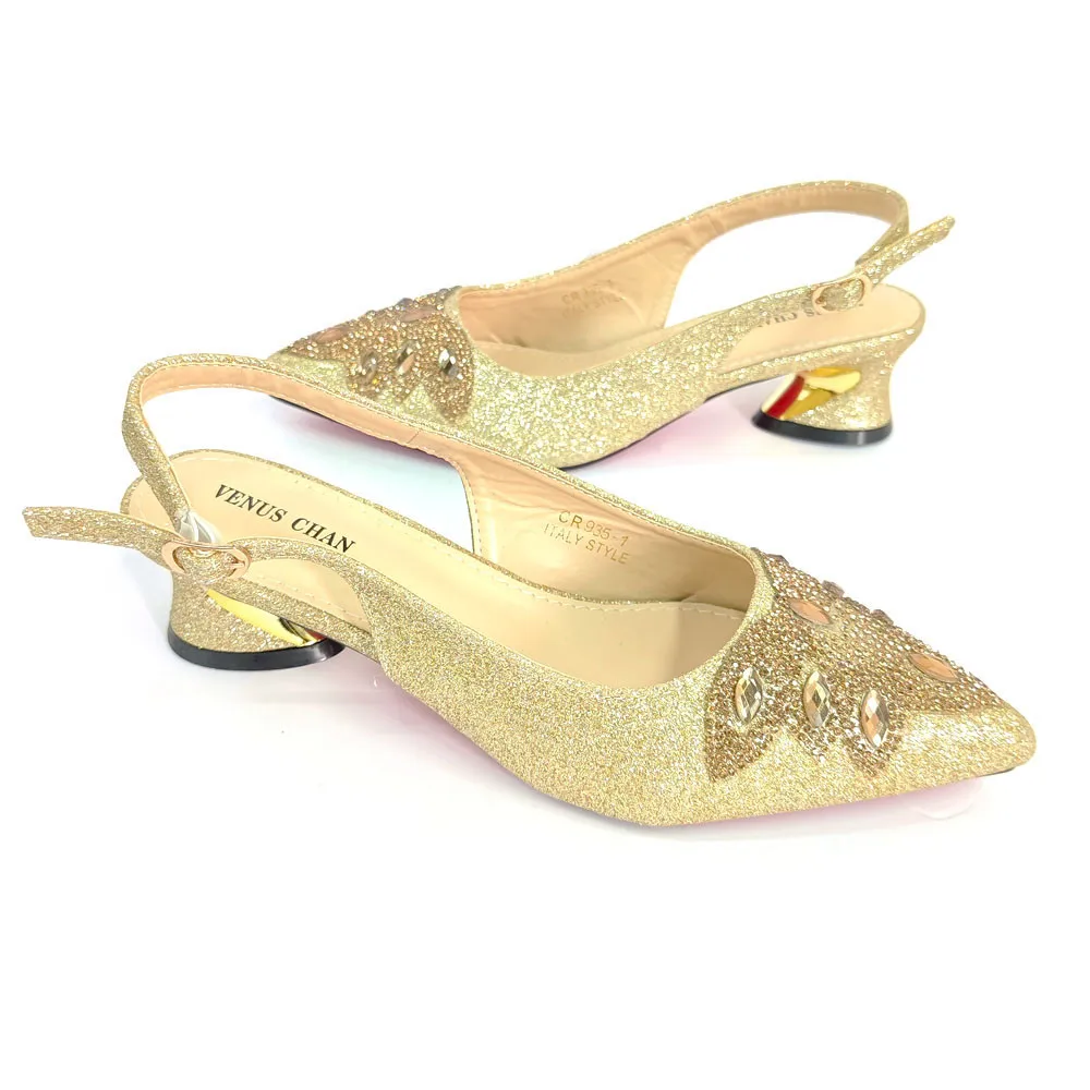 Fashion Orange Cross Strap Women's Mules 2024 Summer Party Wedding High Heel Pumps Golden Purple Plus Size 43 Platform Shoes