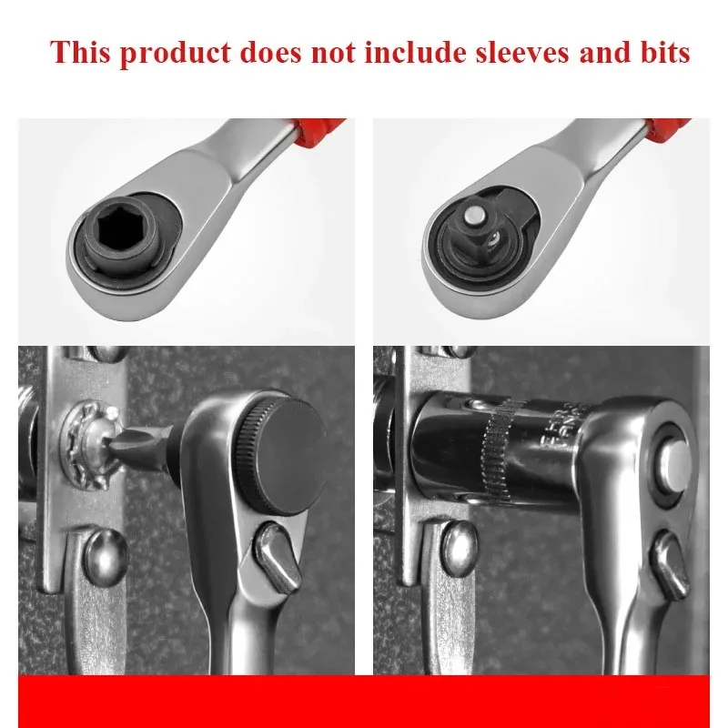 Quick Lever Screwdriver Bit Tool, Chave sextavada, Ratchet para carpintaria, Reparação de veículos e bicicletas