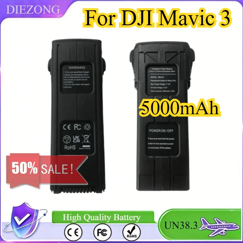 

5000mAh Battery for Mavic 3 Series Intelligent Flight Battery High-Capacity Rechargeable Batteries BWX260-5000-15.4