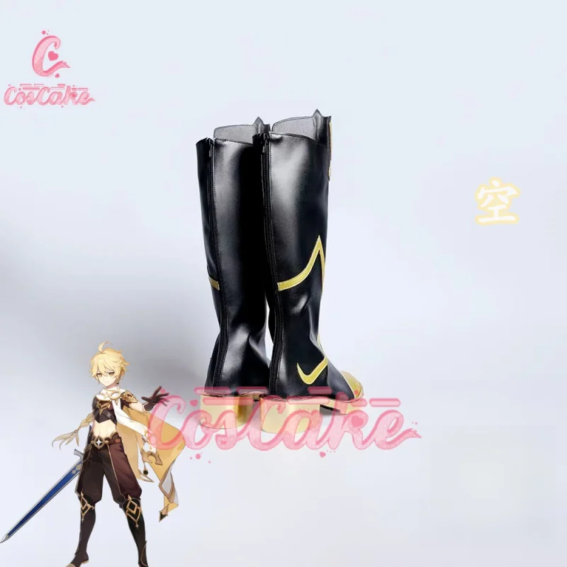 Genshin Impact cos Aether cosplay Anime game character shoes