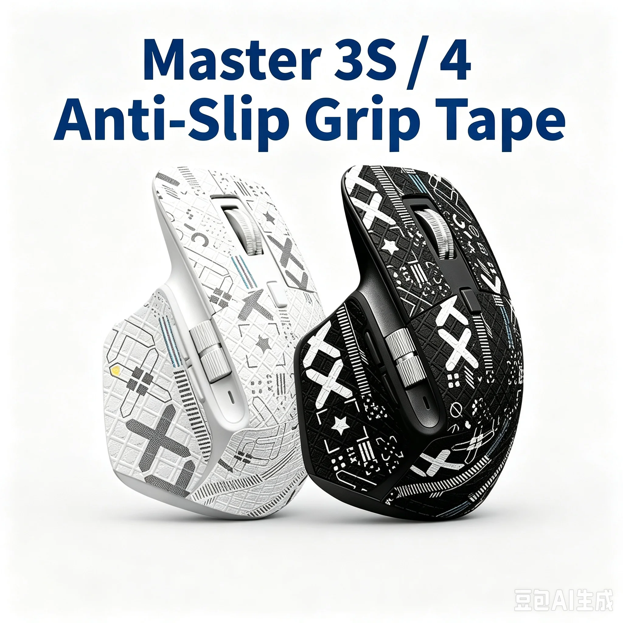 NEW DIY Ultra‑Thin Full‑Cover Anti‑Sweat Mouse Grip Tape Non‑Slip Protective Skin Sticker for Logitech MX Master 3S/4