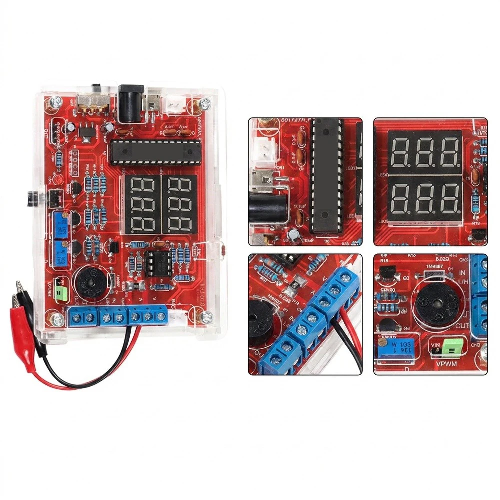 Digital Multimeter Soldering Kit for Hobbyists with Ambient Temperature Measurement and External Sensor Support