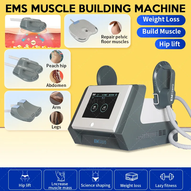 

DLS-EMSLIM EMS Sculpt Machine RF Sculpting Body Pelvic Pad Muscle Stimulation Emszero Electromagnetic Fat Slimming Salon