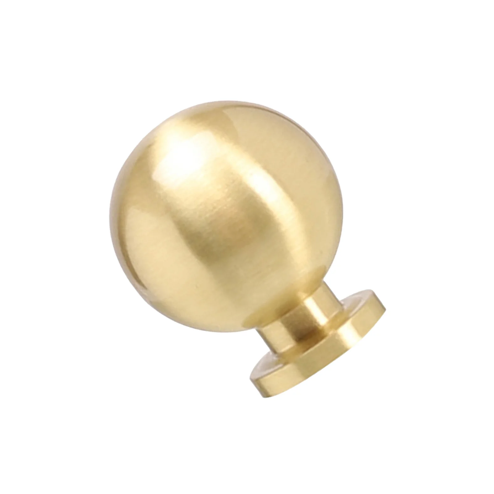 

Brass Round Ball Cabinet Knob Elegant Modern Style Drawer Pull Handle for Dresser Wardrobe Door Decorative Hardware