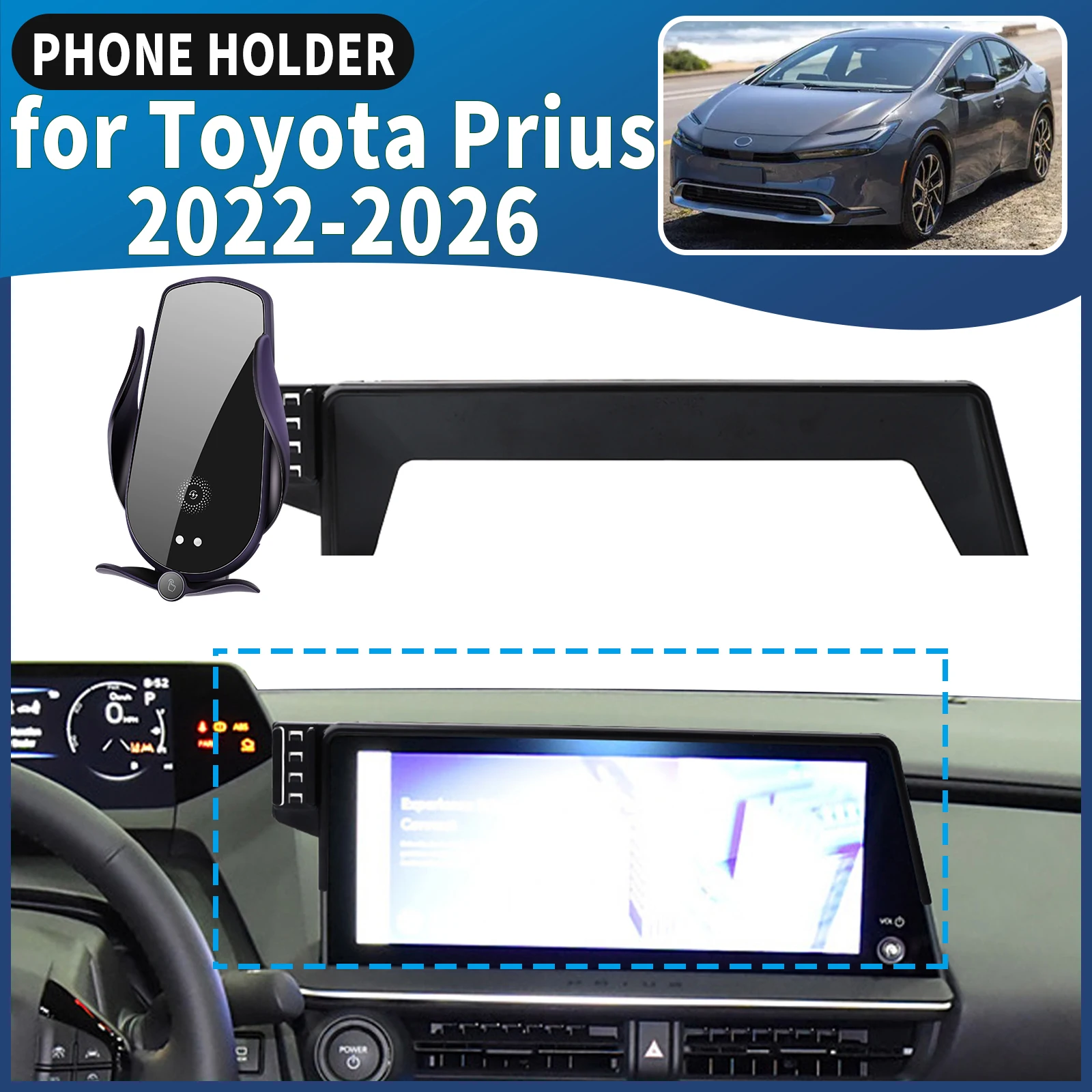 

fit for Toyota Prius 2022-2026 60 Series Car Phone Holder Mount Vehicle-Specific GPS Navigation Easy Installation accessoires