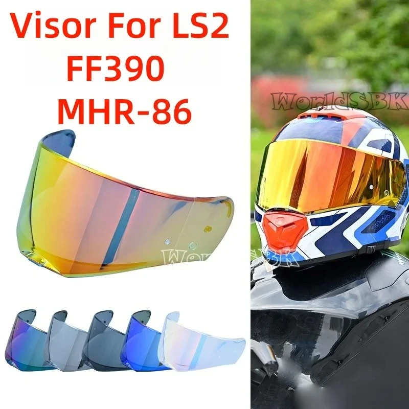 Visor for LS2 FF390 Breaker Full Face Helmet Lens Extra Visor Anti-fog Holes Only for LS2 MHR-86  mhr 86 Motorcycle Helmets