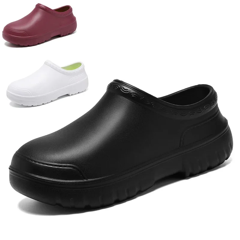 DurableChef Shoes Nurse Shoes Non-slip Waterproof And Oil-proof Kitchen Work Shoes Men's