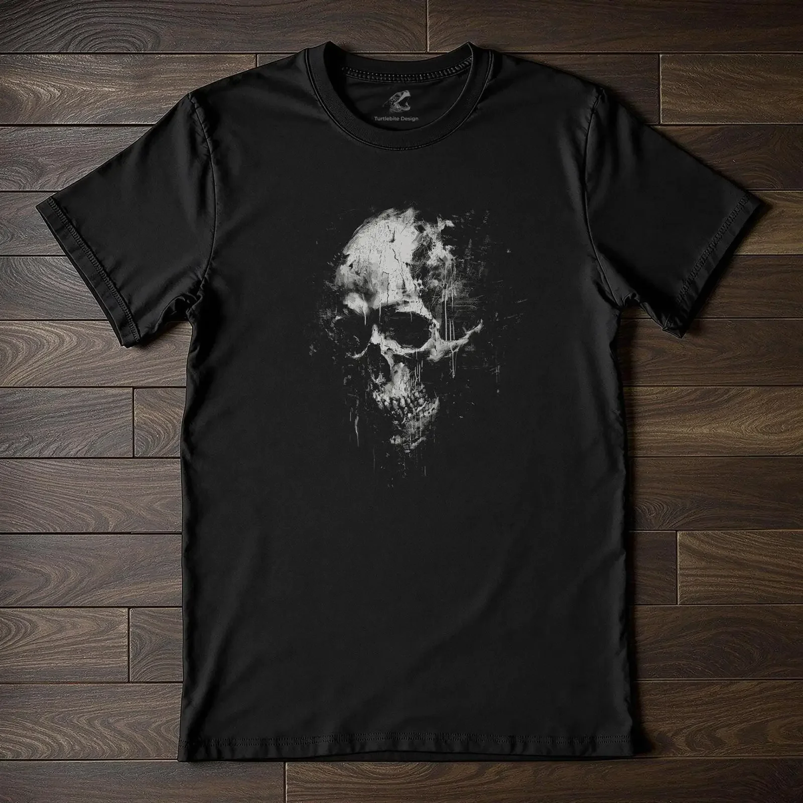 Memento Mori Skull T Shirt Dark Gothic Horror Grunge Art Macabre Alternative Clothing vintage Washed Slightly streetwear Unisex