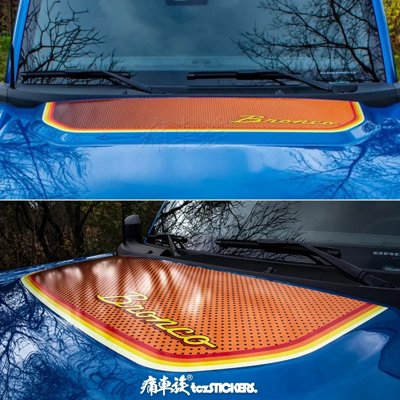 

Car Vinyl stickers FOR Ford bronco body side hood decoration fashion sports decals accessories