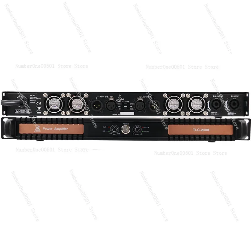 Class D C Series High Power Digital Power Amplifier 2400W * 2 Channel Professional Stage Conference Project 1U