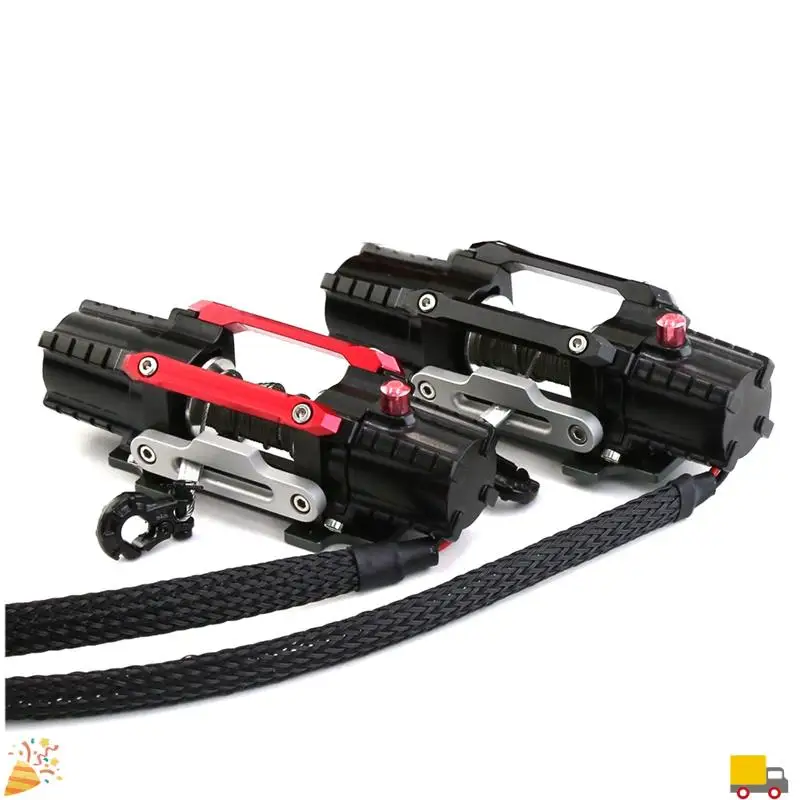 

Двухмоторная металлическая лебедка с имитацией металла для 1/8 1/10 RC гусеничного автомобиля Axial SCX10 TRAXXAS TRX4 RC4WD D90 Redcat, обновленные детали