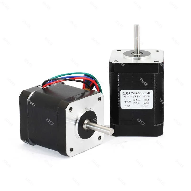 NEMA 17 Stepper Motor Dual Shaft With Rear Hole For Magnetic Encoder Closed Loop Upgrade Kit High Torque 4-Lead For 3D Printer