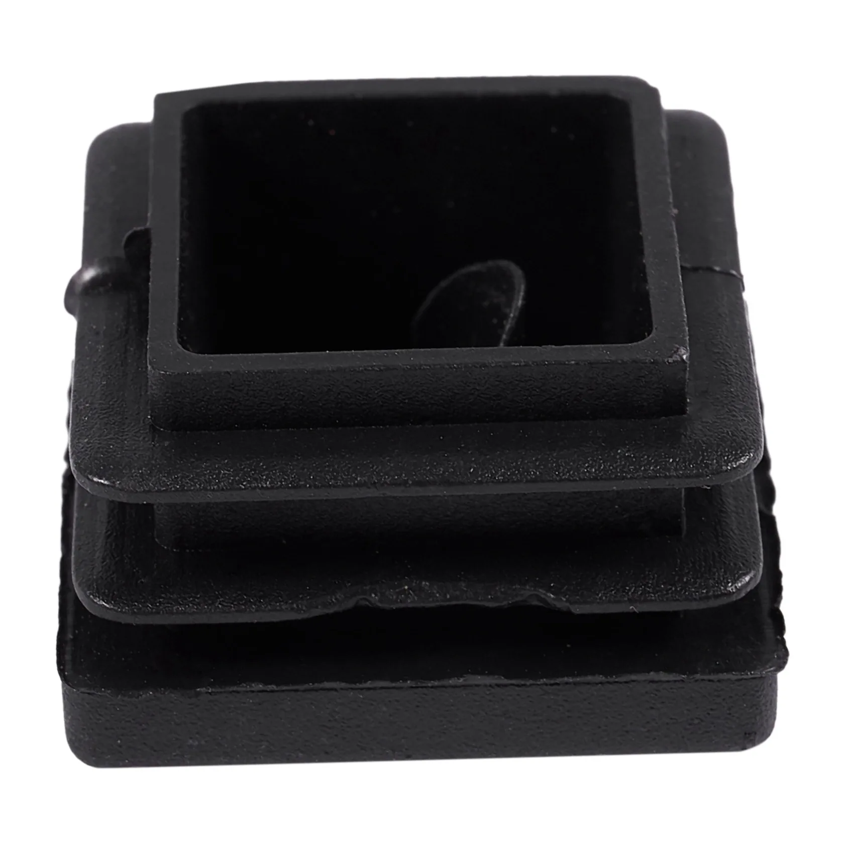 CYGJ-80 peças de tampas de extremidade quadradas de plástico inserções de tubo 25 mm x 25 mm