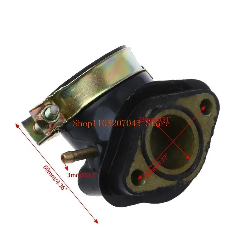 

37cd Moped Scooter ATV Carburetor Manifold Adapter Carb Pipe ATV Dirt Bike Pit Automotive Body Parts