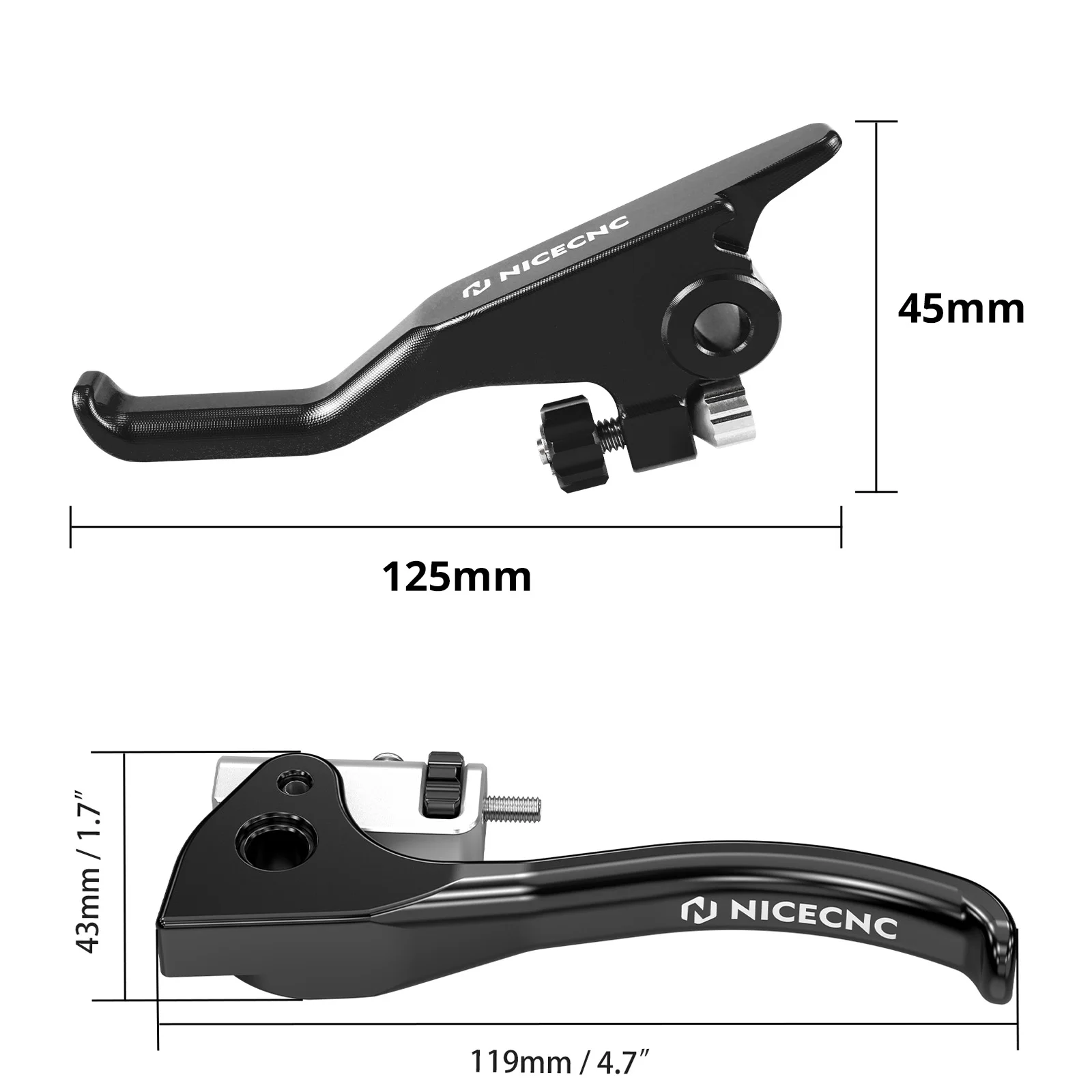 Shorty Brake Lever Clutch Lever For KTM EXC 300 SXF 450 EXCF 350 SX 125 XC XCF XCW EXCF 250 500 2014-2023 For Husqvarna TE300
