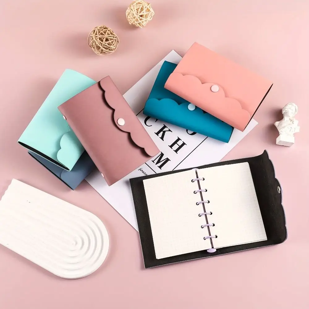 Portable Exquisite Notepad Book Soft Leather Writing Pads Notebook Creative DIY Scrapbook Handbook Office Supplies