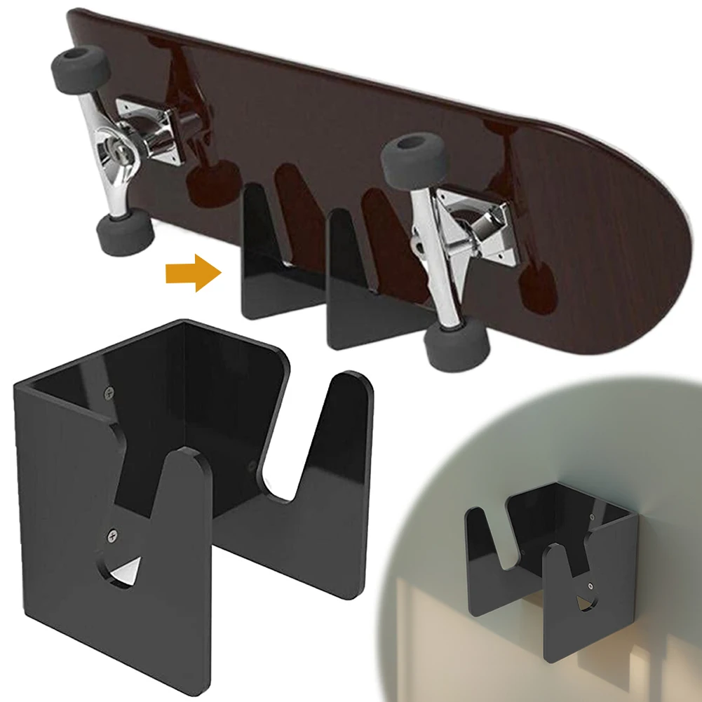 Skateboard Display Rack Skateboard Storage Holder Skateboard Holder Bracket Acrylic Skateboard Rack for Display and Storage