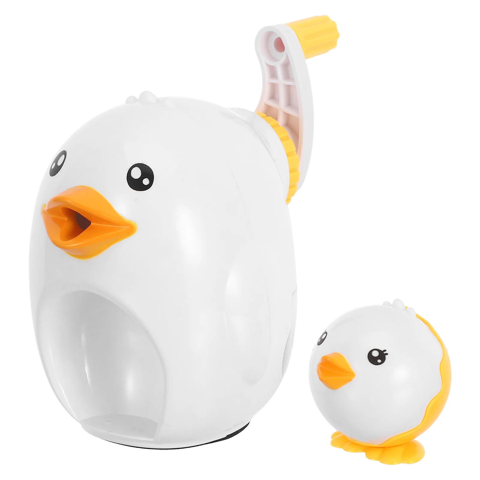 

Plastic Duck Shaped Pencil Sharpener White Creative Sharpener for Students Writing Drawing Stationery Supplies