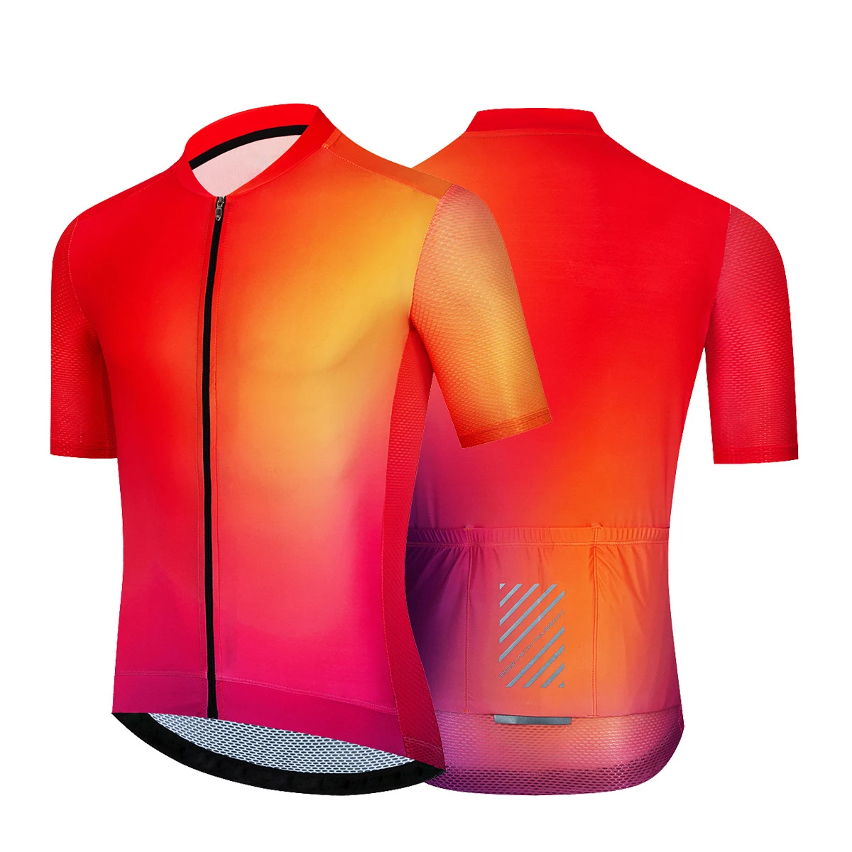 

New cycling sweatshirts, popular simple gradients, men's cycling sweatshirts, colored