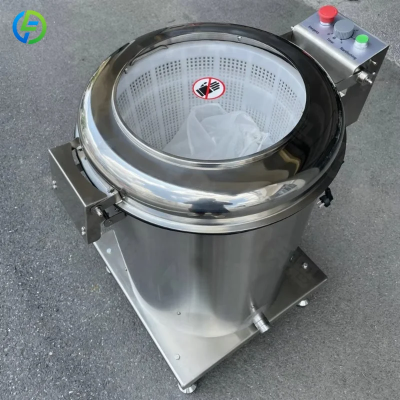 Food Dehydrator Stainless Steel Centrifugal Cabbage Spin Dryer Dehydrator Green Vegetables Dewatering Machine Customized