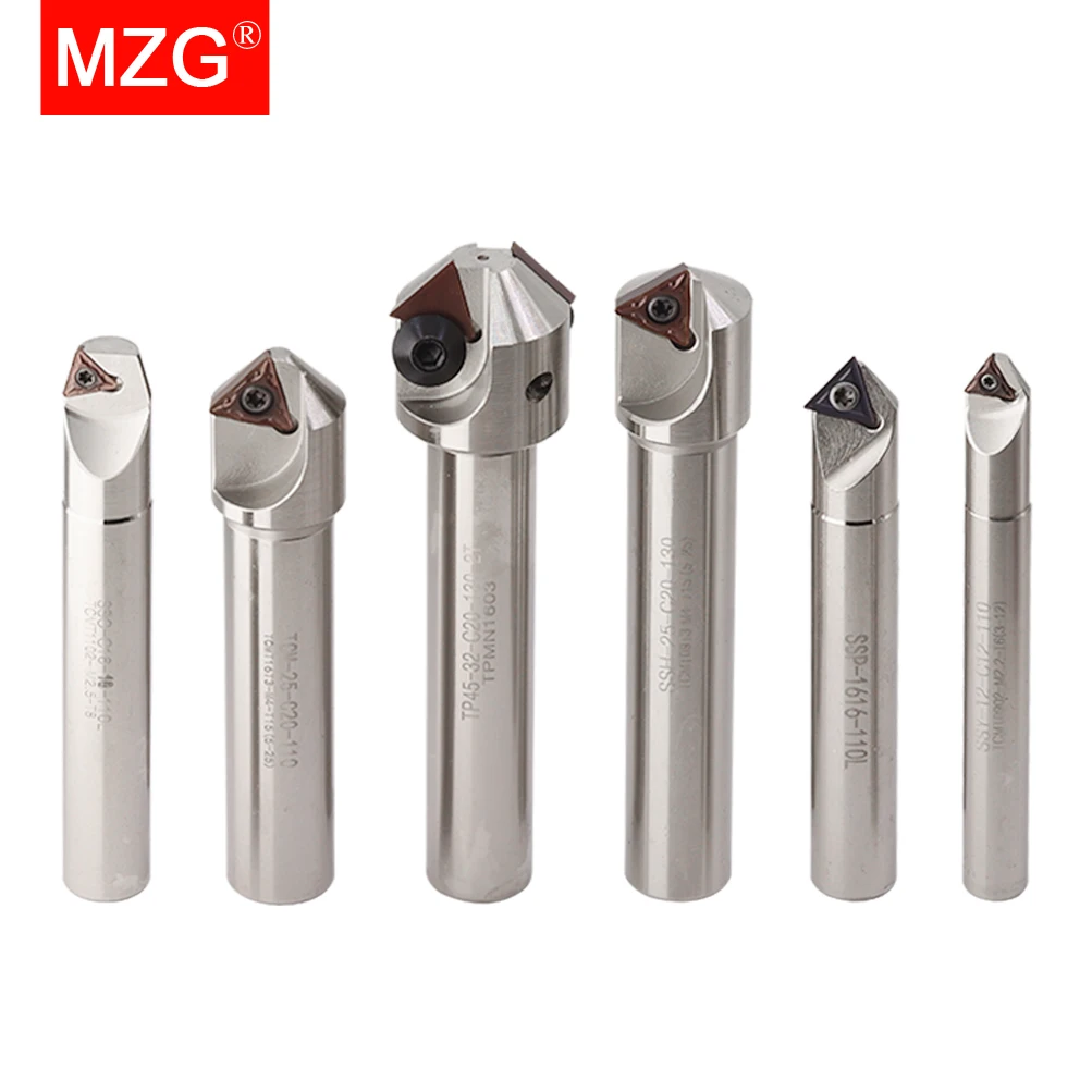 MZG TCM SSP SSH CNC Chamfering Toolholder Machining Center Discarded Positioning Inner Hole 30 45 60 Degrees