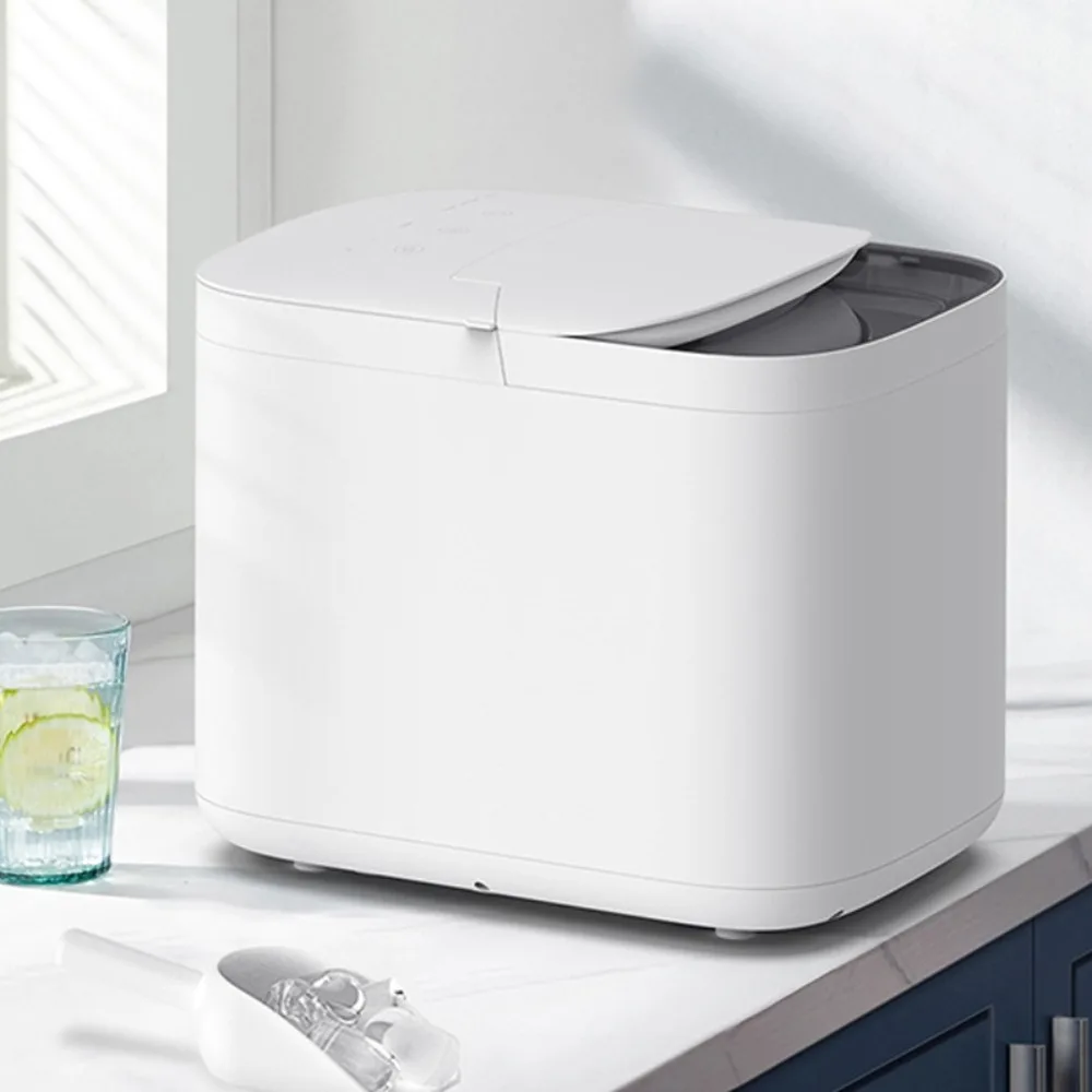 Self-Cleaning Nugget Ice Maker Machine Household Holiday Party Cold Drink Desktop