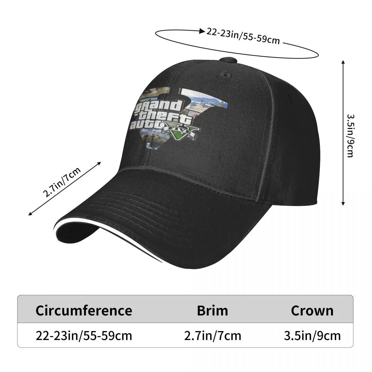 Gta 5 Logo 1256 Caps Mens Cap Hats Woman Baseball Caps Baseball Cap Man Man Hat Baseball Cap