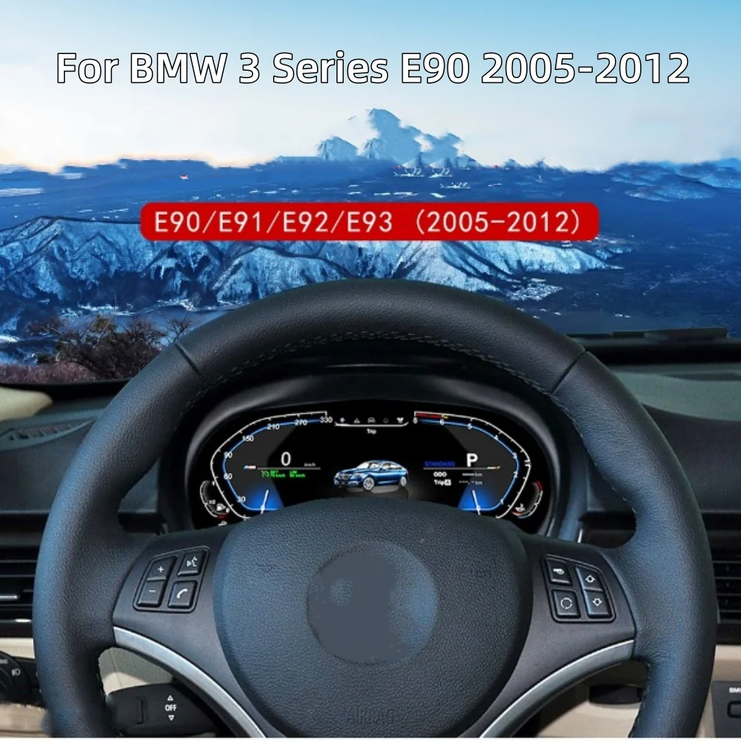 

10 Inch 1920*720 Auto Lcd Dashboard For BMW 3 Series E90 E91 E92 2005-2012 Years Paneel Virtuele Cockpit Snelheidsmeter Voor