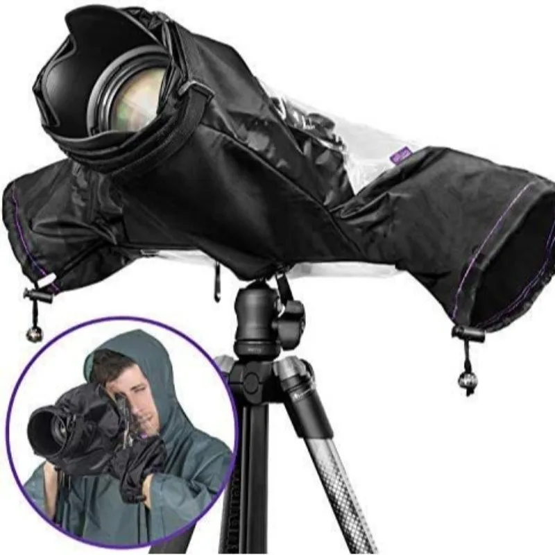 

Outdoor DSLR Camera Rain Cover Camera Raincoat Medium Telephoto Lens Rain Cover Camera Dust Cover 1PCS