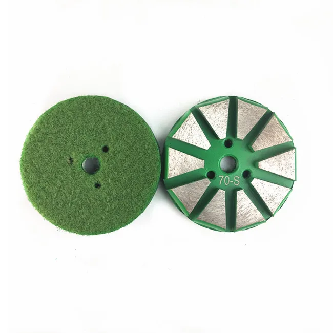 10 Segments Diamond Concrete Grinding Disc/Pads/Plate For Concrete Tools