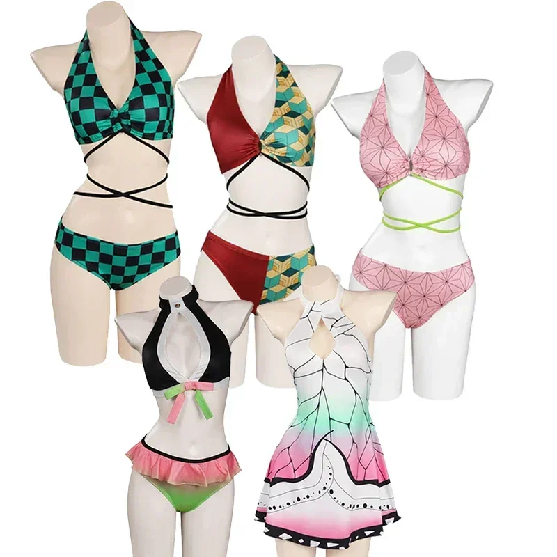 ชุดว่ายน้ำบิกินี่สองชิ้นสำหรับ Baju karnaval ฮาโลวีน