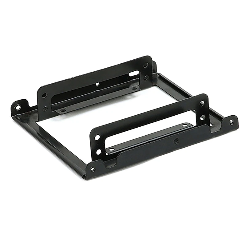 1 Set 2.5 To 3.5 Inch Hard Disk Bracket Hard Drive Internal Adapter Mounting Kit Bracket Dual Desktop SSD Mounting Bracket