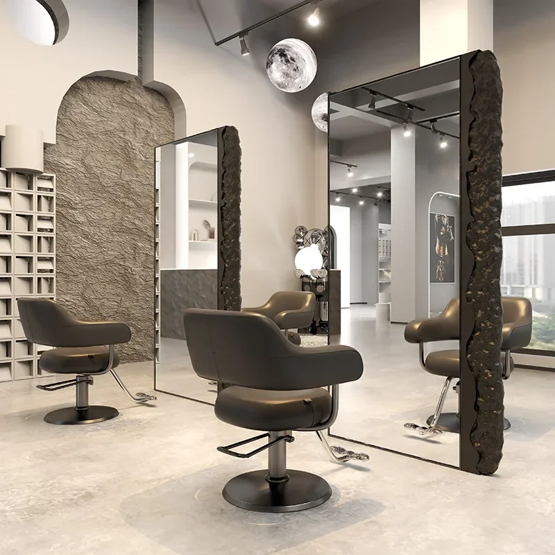 High-end trendy hair salon mirror