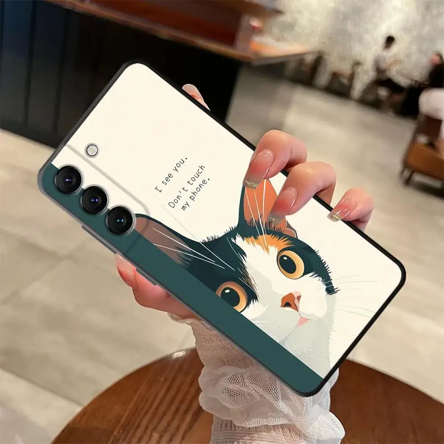 Cute Little Kittens Phone Cover Case for Samsung Galaxy A57 A32 A55 A26 A24 A53 A35 A37 A22 A52 A36 A73 A51 A23 A25 A71 A72