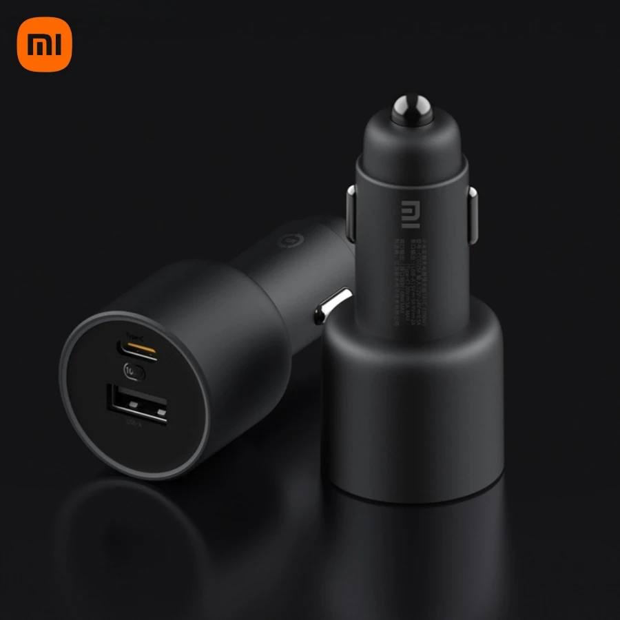 

Автомобильное зарядное устройство Xiaomi 100 Вт, двойной USB, быстрая зарядка, беспроводное, Mi Car Charger 100W, USB-A, USB-C, двойной выход, LED-индикатор питания
