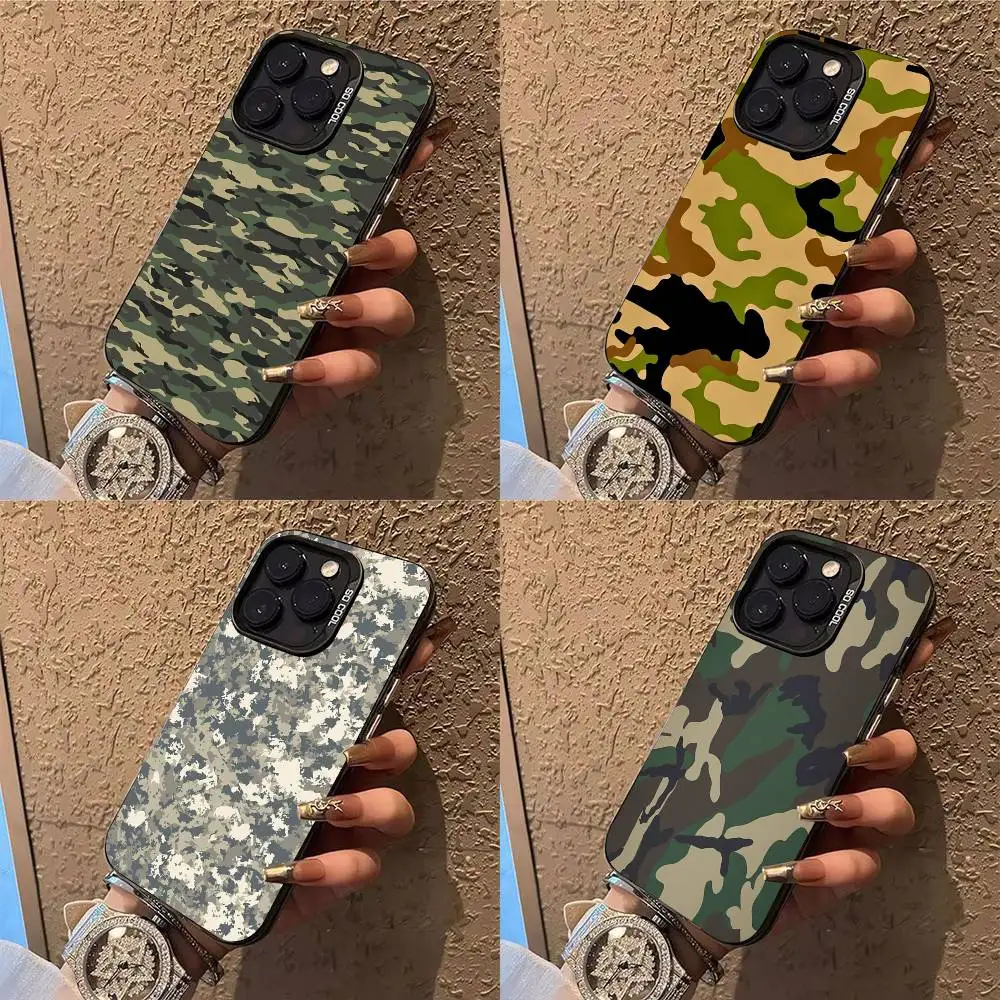 

Camo Camouflage Phone Case Phone Case For iPhone 14 16 15 11 12 13 Pro Max Mini Plus Shockproof Cover
