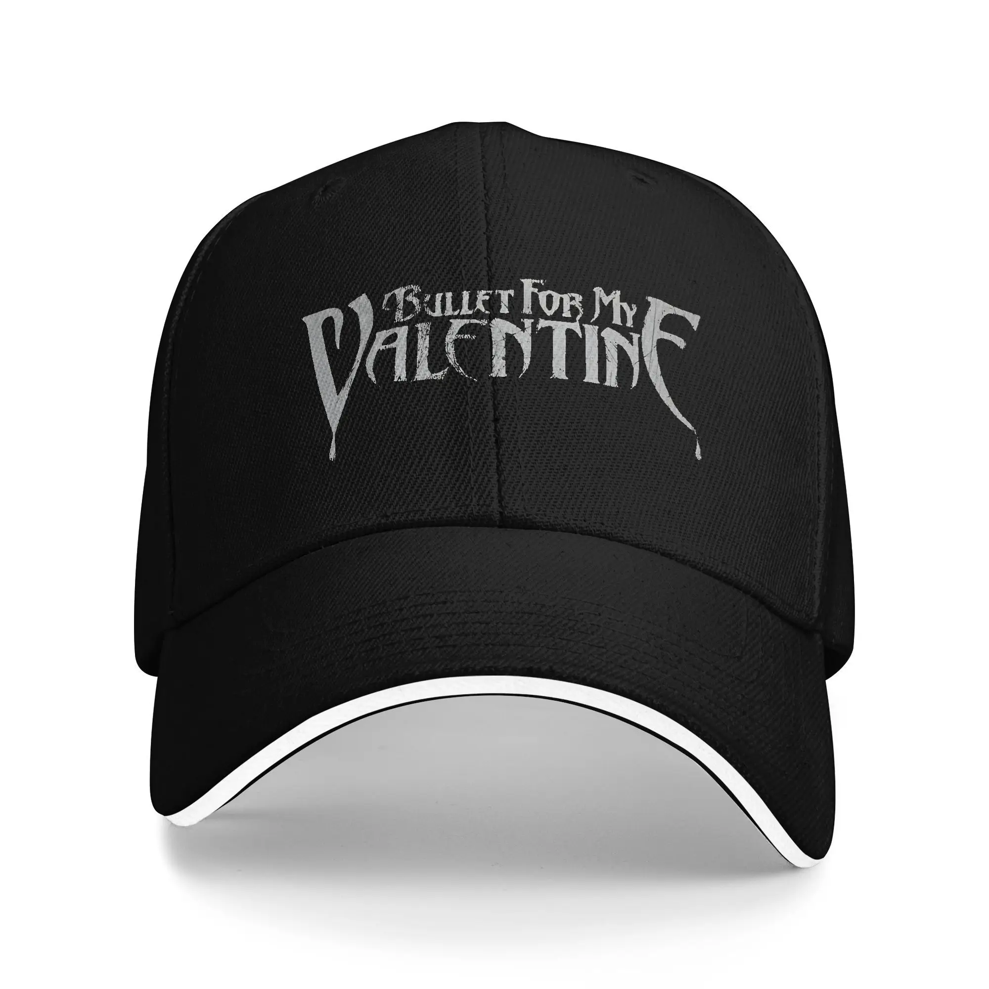 

Band Bullet for My Valentine Casual Baseball Cap Outdoor Gym Trucker Hat Summer Breathable Unisex Men y2k Cool Snapback Cap