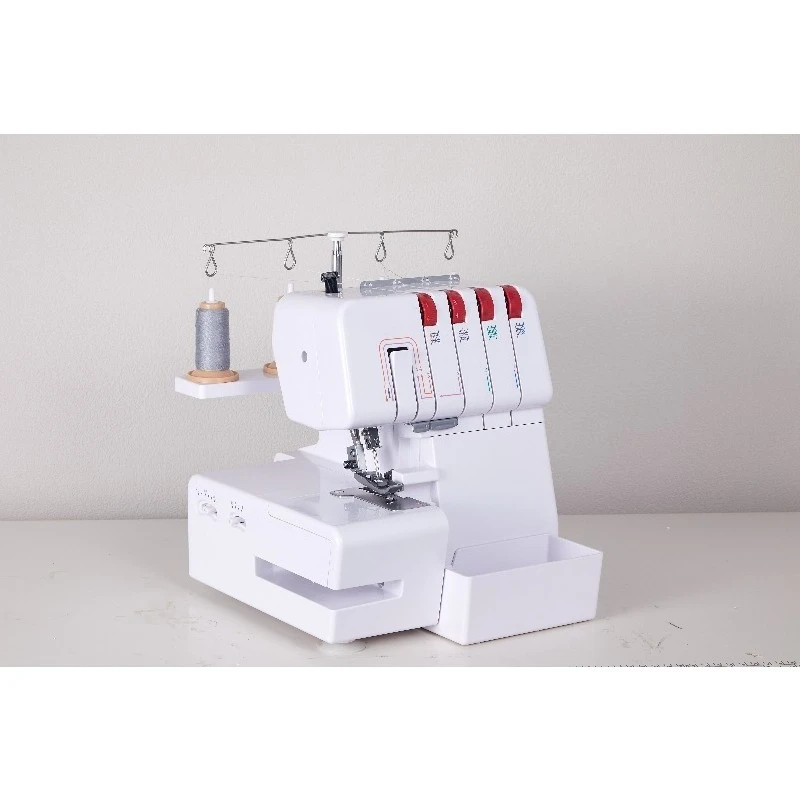 843 New Overlock Sewing Machines Portable Four Thread Industrial Home Use Machine for Different Clothes Maquina De Costura