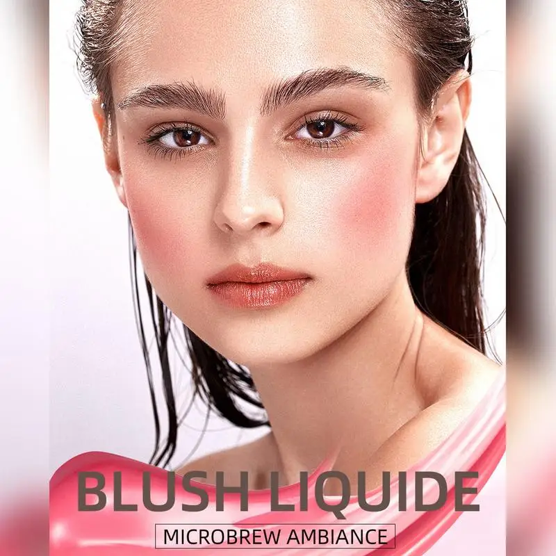 Vloeibare Blush Voor Wangen Langdurige Vloeibare Blush Make-Up Crème Face Blush Lichtgewicht Make-Up Blush Gezichtswang Blusher Voor Iedereen