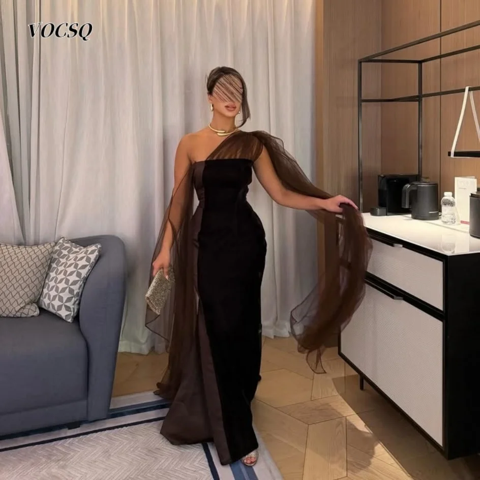 Women‘s Prom Dresses Mermaid Evening Dresses One Shoulder Dubai Women Party Dress vestidos de festa casamento Customized