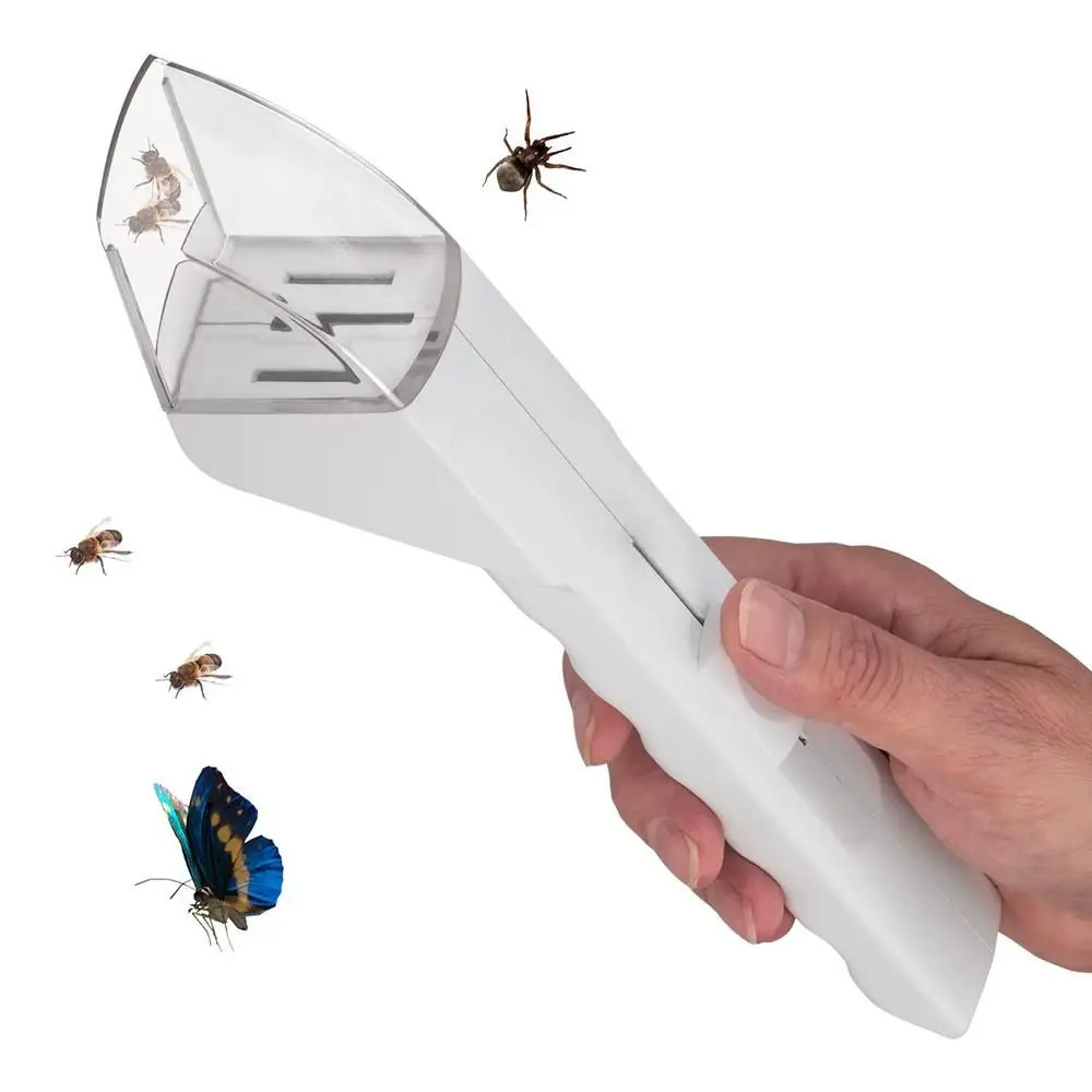 Magnifying Quick Release Worm Catcher Fly Grabber Bug Contactless Insects Catching Tool Nature Toys Release Flying Insect Trap