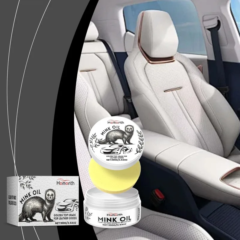 

Automotive Leather Care Cleaning Cream Automotive Interior Seat Staining Brightness Maintenance Care Cream