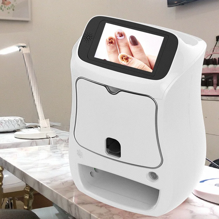 

3D цифровой электрический принтер для ногтей, машина для маникюра, цветная фотопечать, 3D цифровая машина для рисования фотографий ногтей